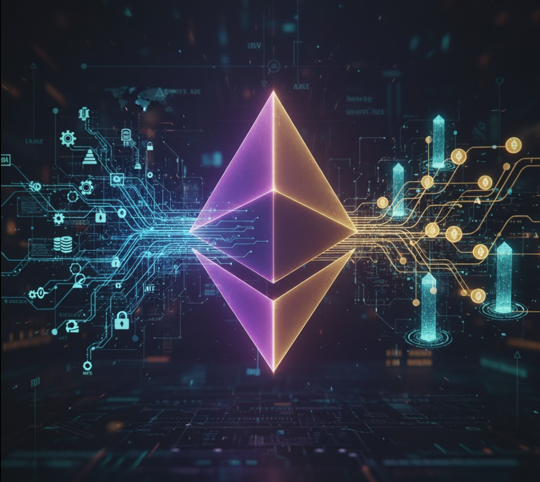 Arte representativa do Ethereum