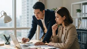 Investidores avaliando empresas a partir do regime de competência