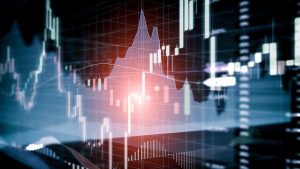 Múltiplos gráficos de cotações de empresas representando o investimento no ETF spy